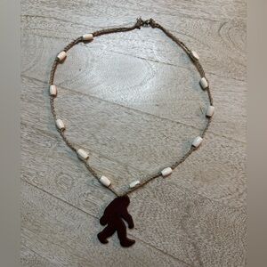 Bigfoot Necklace- handcrafted